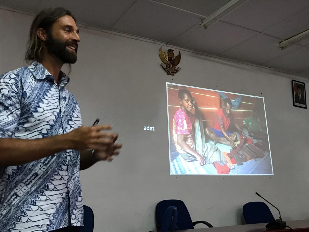 Jonathan McLeod presented his research