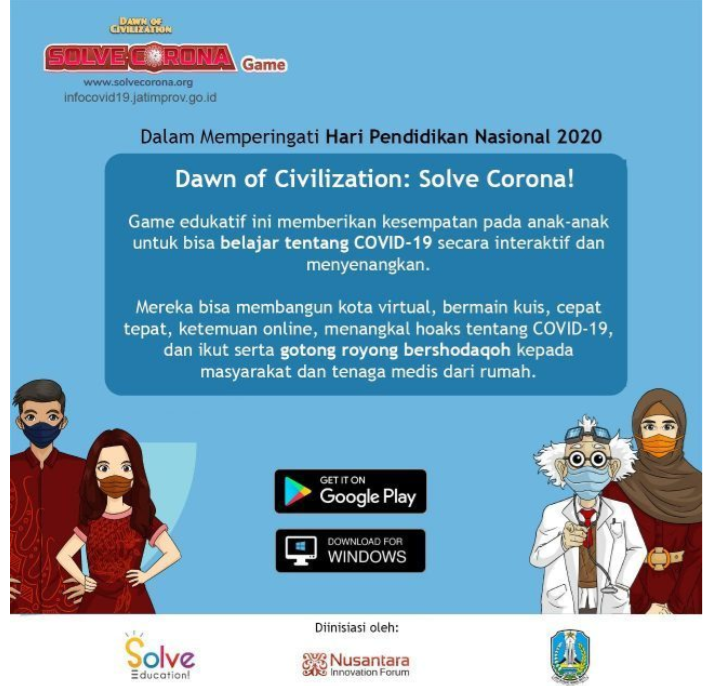 game corona edukasi