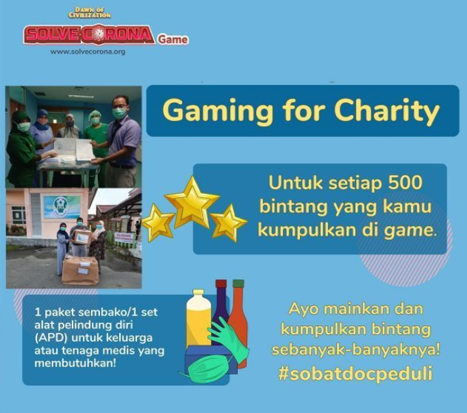 game corona for charity
